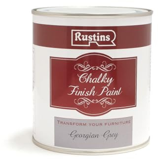 RUSTINS Chalky Finish Paint Georgian Grey 500ml
