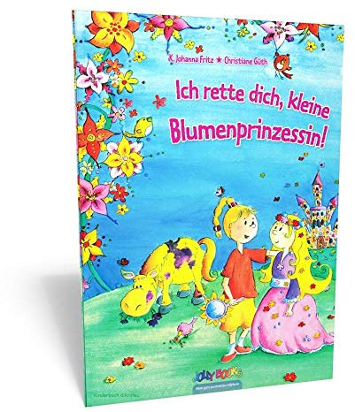 Ich rette Dich, kleine Blumenprinzessin - Personalisiertes Kinderbuch - Persönliches Geschenk