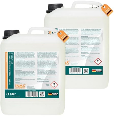 INOX Intensiv Dieselpartikelfilter Reiniger 2x5L – DPF Reiniger Dieselpartikelfilter als Spülung für ausgebaute Filter in Pkw, LKW & Nutzfahrzeugen