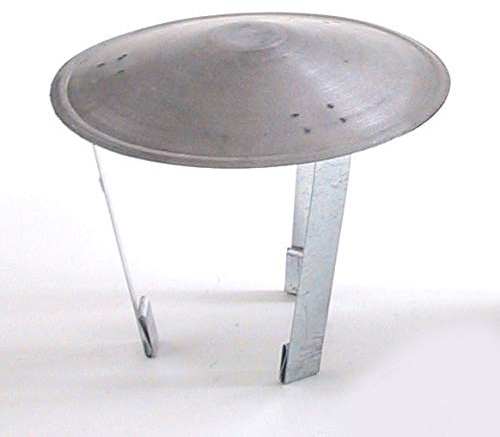 Regendach mit 3 Streben und einem Ø 100-150 mm feueraluminiert FAL