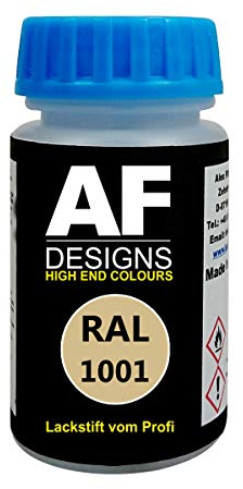Alex Flittner Designs Lackstift RAL 1001 BEIGE glänzend 50ml schnelltrocknend Acryl