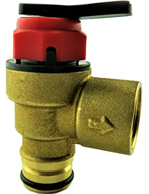 HTS PRV Compatible with VOKERA Linea 24 28 726 730 735 & Compact 24 28 & MYNUTE 10E 12E 14E 16E 20E 28E & SYNTESI 25 29 35 25E 29E & Option Hydra PINNCALE 16 26 Boiler Pressure Relief Valve PRV 1806