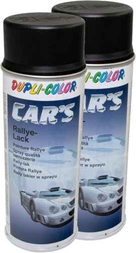Lackspray Spraydose Sprühlack Cars Dupli Color 385872 schwarz matt 2 X 400 ml
