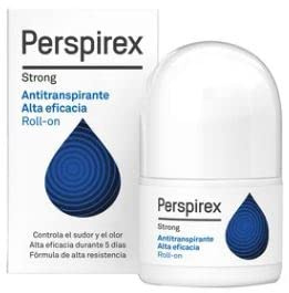 Desodorante roll-on unisex, especial para personas con sudoración severa PERSPIREX Strong 20 ml.