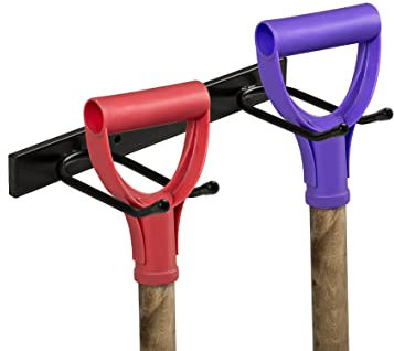 AZZAP Gerätehalter Halterung Gartengerätehalter Besenhalter Halter Spatenhalter 34cm WN3