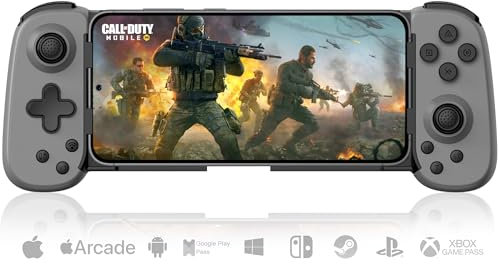 Joso Controller Smartphone pour iPhone/Android/PC, Gamepad Bluetooth pour PS4/PS3/Switch Direct Play, Manette de jeu Cloud pour Xbox, PlayStation, PC, Controller Wireless Play COD, Genshin, Diablo