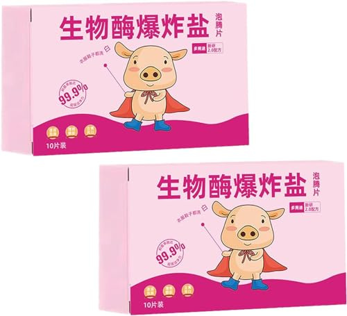 EXQST Bio-Enzyme Concentrado Limpiador Multiusos Tabletas Limpiador Enzimático Natural Potente Eliminación de Manchas Tabletas de Limpieza Bio-Enzyme Limpieza Rápida en 3 Minutos