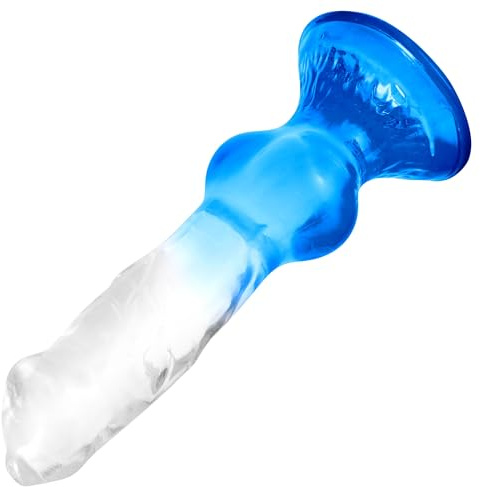 Difemstoy Consolador de lobo grande de 26 CM, dildos de perros enormes con ventosa fuerte, sex toys para mujeres y hombres