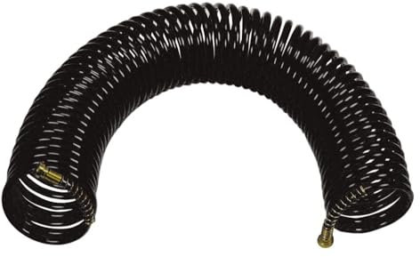 TUBO ARIA COMPRESSA IN NYLON SPIRALATO STANLEY DA 15 MT CON ATTACCHI A BAIONETTA PER COMPRESSORE