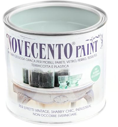 Novecento Paint mobili, Barattolo da 500 ml Colore Verde Salvia