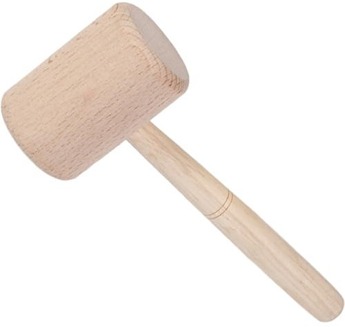 Malelet en Bois en Cuir en Cuir Cartouche Marteau Outil en Cuir Manuel Marteau Maillet Menuisier en Bois Marteau Outil De Main-d'œuvre De Bois
