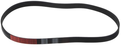 sourcing map 6K437/6PK1110 Serpentine Belt 6 Ribs 1110mm Length x 21mm Width x 5mm Height, EPDM Poly V Belt, Multi Wedge Micro V Belt for Vehicle