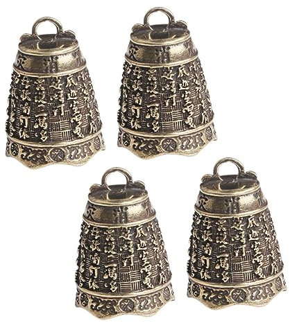 HOODANCOS 16stücke Messing Glöckchen Antike Pendants Für Schlüsselanhänger Retro Glocken Für Bastelprojekte Und Dekoration