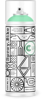 SPRAY.BIKE Fahrrad Lackspray - mintgrün Matt (VINTAGE- Ariel) in 400 ml Spraydose - KEINE GRUNDIERUNG notwendig - Fahrrad Lack, Sprühlack, Acryllack, Lack Spray