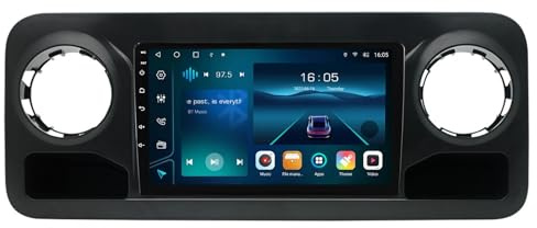 Radio estéreo para coche de doble DIN con Bluetooth y Android 13 para Mercedes Benz Sprinter 2018-2022, pantalla táctil de 10 pulgadas, estéreo para coche con control de voz, Carplay, cámara de respal