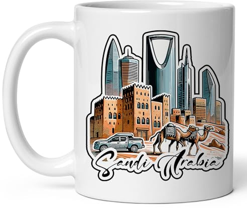 Tazas De Café Arabia Saudita Tazas De Té Con Mango Mujeres Tazza Di Latte, Para Hogar, Cocina, Bebidas Calientes, 330ml