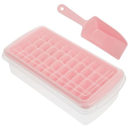 CHICAMPERA 1set Stampo Per Cubetti Di Ghiaccio Con Paletta Vassoio Multi-funzionalper Ghiaccio Casa Per Festività Design Riutilizzabile e Salvaspazio Per Bevande Fresche e Gelati