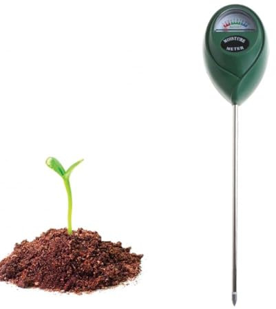 NT-ling Soil Moisture Meter Precise Plant Moisture Meter Long Probe Deep Use Water Monitor Hygrometer for Outdoor Indoor Large Pot Plants Flower Gardening No Batteries Required(Green)