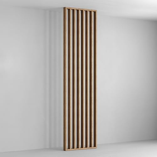 HEXIM Raumteiler Lamellenwand Saragossa Eiche 275x58cm MDF