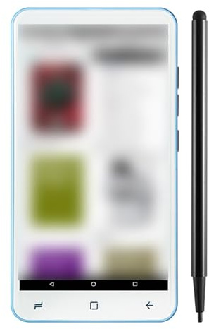 Asixxsix Tableta de Lector de Libros Electrónicos, Cuaderno Digital de Pantalla de 5 Pulgadas sin Tinta con Cámaras y Micrófono para Tomar Notas, con Bloc de Notas, Lápiz y Estuche