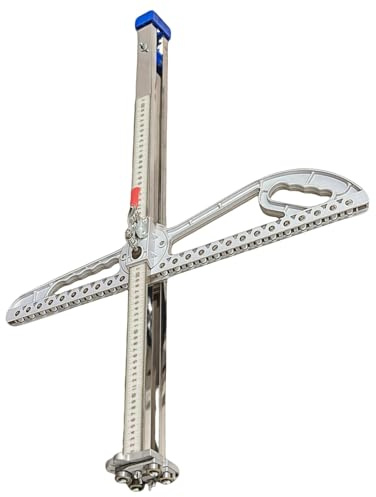 Taglierina per Cartongesso Pieghevole a Doppia Lama,Utensile da Taglio per Cartongesso,Strumento for Costruzione, Doppio Posizionamento Stabile e Preciso