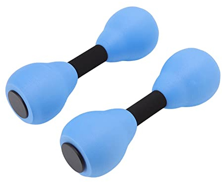 2 Pezzi Manubri Galleggianti in Schiuma EVA Manubri in Schiuma per Esercizi Aerobici per Piscina Leggeri Compatti Durevoli Galleggianti Attrezzature per Il Fitness per Uomini