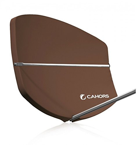 Cahors Parabole Multisatellite BIG BISAT Marron avec 4 Supports sans LNB
