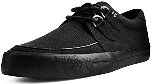 T.U.K. Black Twill Vegan Creeper Sneaker Women & Men US Women 7 / Men 5