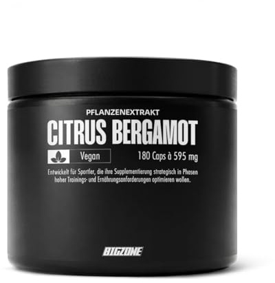 Big Zone Citrus Bergamot (incrocio di limone e arancio amaro) | può migliorare il colesterolo totale | 90 capsule