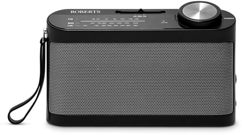 Roberts R9993 Portable 3-Band LW/MW/FM Battery Radio with Headphone Socket - Black