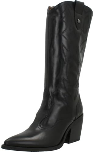 Nero Giardini Scarpe in Pelle Donna Inverno I013274D 100 Stivali con Tacco Nero (40)