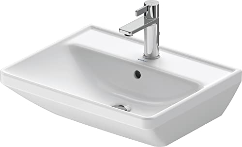 Duravit D-Neo lavabo, 550x440 mm, 1x trou pour robinet, avec trop-plein, 236655000; Coloris: Blanc