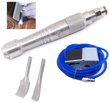 Micro Air Flux Chipper Tools Pneumatic Scraper Scaling Gas Shovel Chisel Pencil Fine Art Sculpture Pry Oysters Shell Carved Wood With foot switch