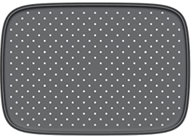 Regenduschkopf D2201E eckig - 30 x 21 cm - Anti-Kalk - Farbe wählbar, Farbe:Schwarz matt