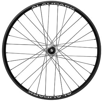 Alaudark Dirt Jump Bike Wheel D30 26 Double Wall Alloy 6-Bolts Disc Brake Mount - Silver Rear