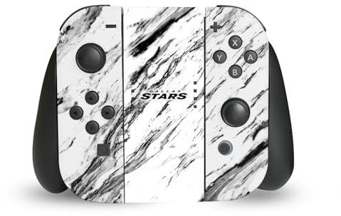 Head Case Designs Offizielle NHL Marmor Dallas Stars Vinyl Haut Gaming Aufkleber Abziehbild Abdeckung kompatibel mit Nintendo Switch Joy-Con Controller
