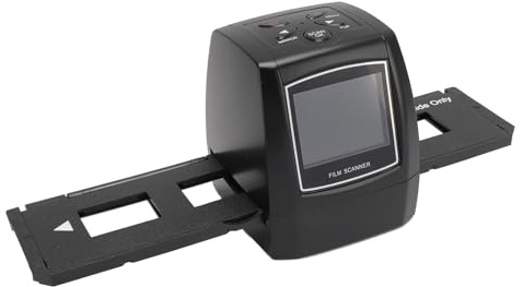 5MP Filmscanner, 35 mm 135 mm Farbpositiv Negativfilme in JPEG Digitalfotos Konverter, Unterstützt Bis zu 32 GB, 2,36 Zoll TFT Display Diascanner (EU-Stecker)