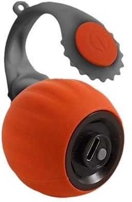 DAILINK Giocattoli interattivi per gatti al coperto - Elettrici con corda di rotazione automatica, Chewie Rolling Ball, movimento irregolare ricaricabile