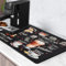 Alfombra Escurreplatos Alfombrilla Escurreplatos 50 x 40 cm Alfombrilla Cafetera Alfombrilla para Cafetera Alfombrilla Cafe Antideslizante para Cafeteras, Cocinas, Fregaderos, Baños, Mostradores