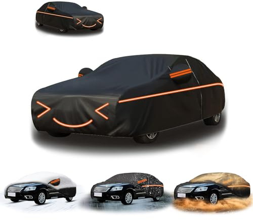 Autogarage Abdeckung Winter Für Cadillac Escalade 2007–2024, Auto Abdeckplane, Autoplane Wasserdicht, Autogarage Abdeckung Hagelschutz,Staubdicht und Schneefest-bG11