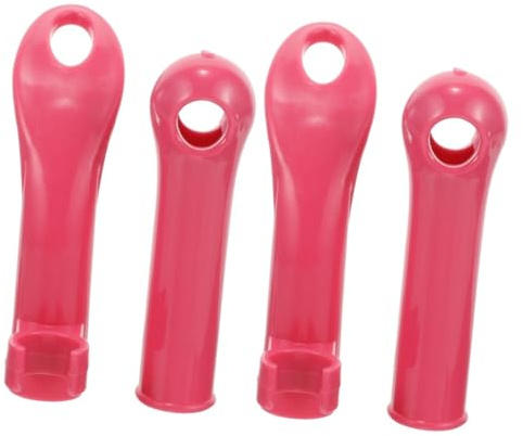 Ciieeo 2 Sets Dustpan Handle End Cap Grip Replacement for Broom Rod Handle Fits Grips for Indoor Outdoor Cleaning