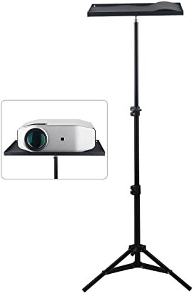 Projector Mount New 110cm 160cm Portable Projector Bracket RD853 500E C2 C6 C3 Projector Tripod Universal Stand Mount Laptop Projection Bracket Ceiling Mount with Tray (110cm Tripod+small Tray