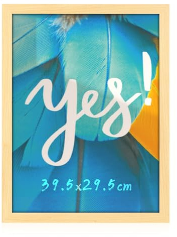 IYEREER Cadre Photo 30x40cm, Cadre Photo Bois, Cadres Photos 40 x 30 cm, Cadres en Bois avec Verre Acrylique pour Affichage Mural de Table Salon Chambre Bureau Couloir