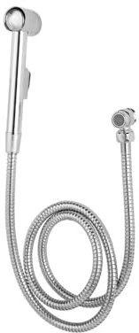 Doccetta per Lavandino Universale con Deviatore, Flessibile da 150 cm, Supporto a Muro e Kit Fissaggio – Finitura Cromo Lucido
