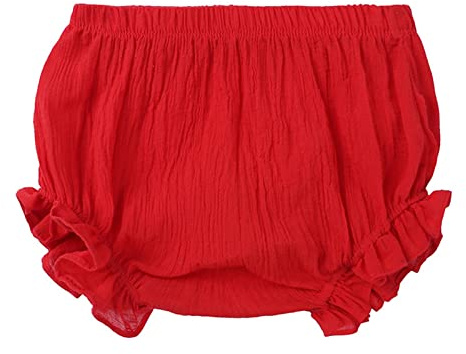 Cubrepañal Bebe Niña con Volantes Cubre Pañales Niño de Algodón Bloomers Bragas Color Sólido Ropa Interior de Entrenamiento Pantalones Cortos Holgados Verano para Niñas Y Niños Ropa Recien Nacido