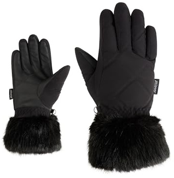 Ziener Damen KWINZ-Z Ski-Handschuhe/Wintersport | Kunstfellbündchen, Thermoshield, wasserabweisend