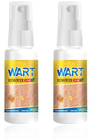 Teegxddy 2 PCS 2025 Neu Entfernt Warzen und Dornwarzen Spray Reine Naturextrakte FüR Alle Hauttypen