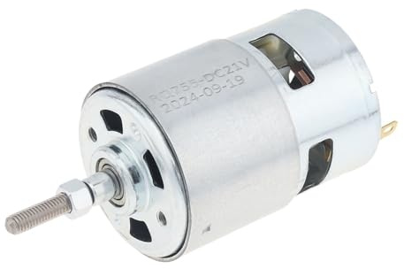LDGSUPH 755 DC Motor 12V / 21V Grass Cutter Motor，Compatible for Weed， Trimmer/Cordless Weeder with Long Shaft, Lawn Mower Replaces Motor(21V)