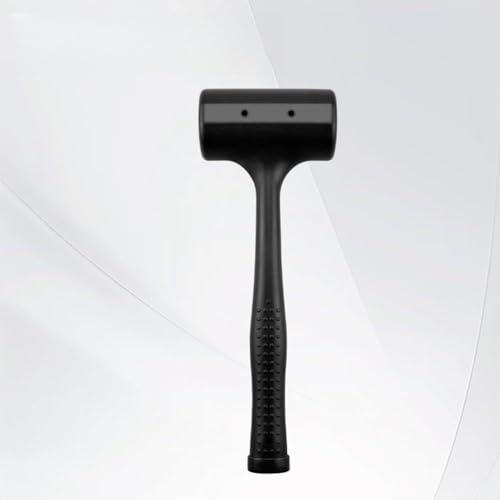 Opatiny Martello in gomma antiurto con comoda impugnatura antiscivolo per pavimenti, muratura e costruzione, 110 mm, nero