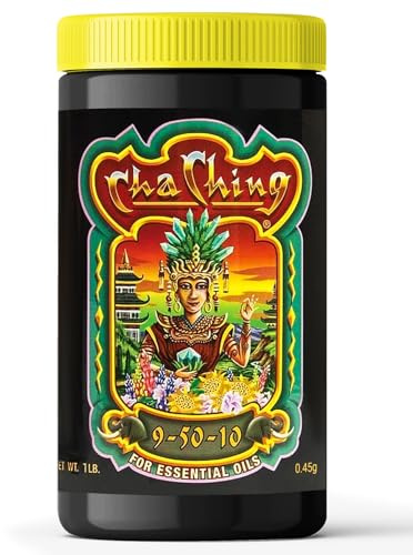 FoxFarm Cha Ching Water Soluble Fertilizer for Late Flowering & Harvest - High Phosphorus Fertilizer 9-50-10 Formula, Supports Fruit Development - Ideal for Hydroponics & Soil Use - 1 lb